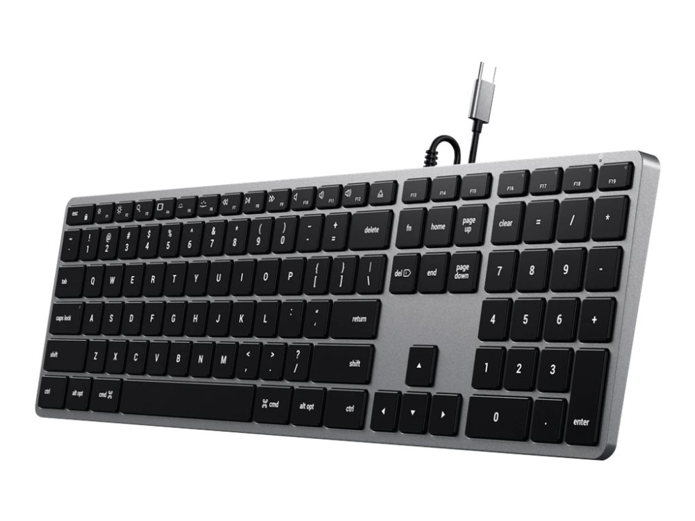Satechi Slim W3 - Tastatur - Bagbelyst - Usb-C