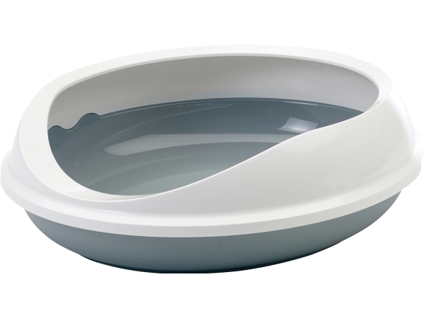 Savic Figaro kattebakke, grå/hvid | Sällskapsdjur - Katt - Kattlåder | GameStuff