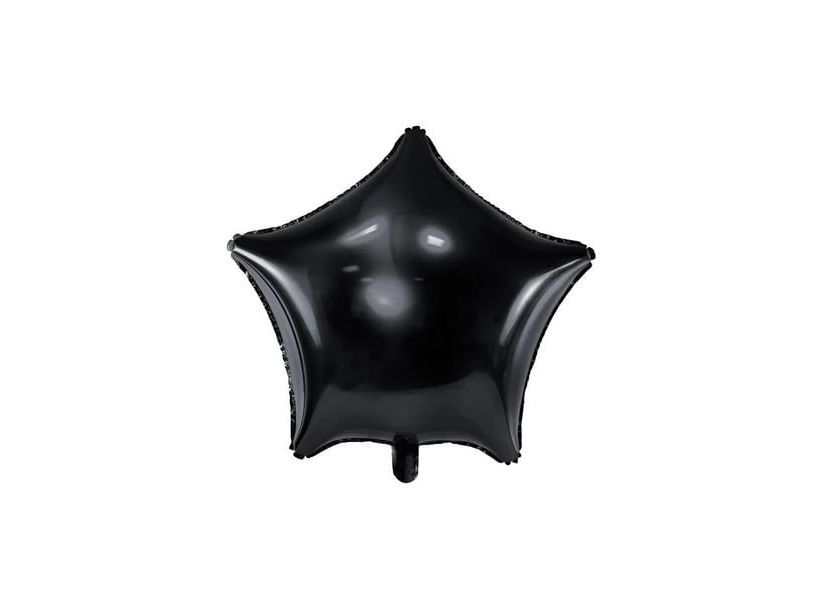 Folienballon Stjerne, Sort