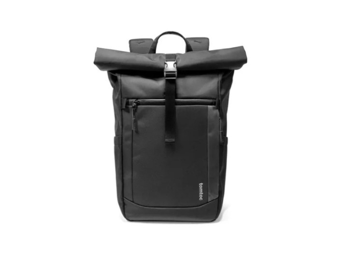 Tomtoc Navigator-T61 25L-30L Rolltop-Rucksack Schwarz