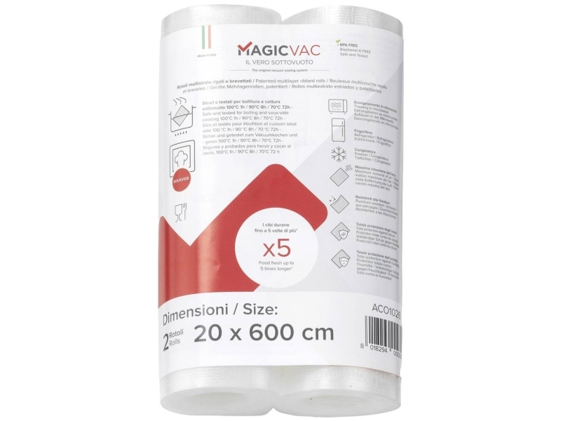 Magic Vac Aco1026, Vakuumrolle, 2 Stück(E), 200 Mm, 6000 Mm