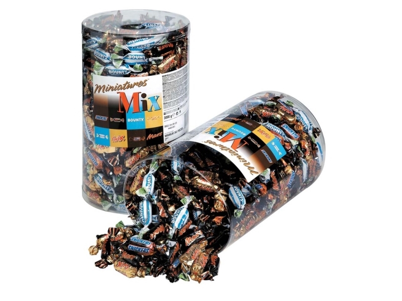 Chokolade Mars Miniature Mix M/296 Stk. - (3Kg)