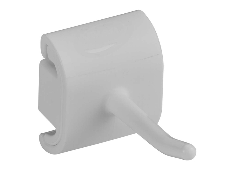 Väggfäste Vikan 78x41mm vit enkelkrok modul hygijenisk Vit 1x1x1mm (1) | Huset - Tvätt & Rengöring - Diskbaljor & Hinkar | GameStuff