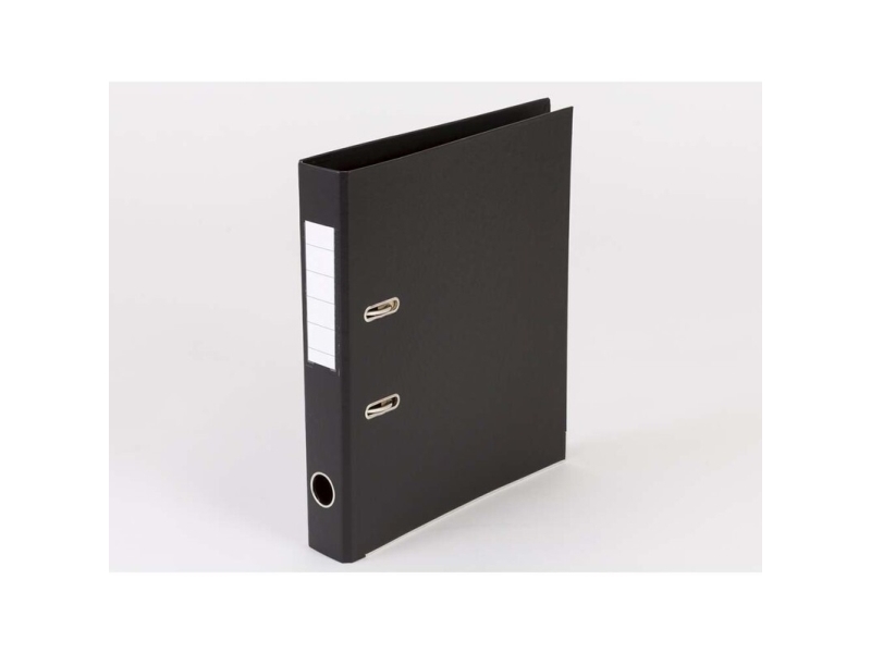 Brevmappar Q-Line svart A4 50mm rygg - (10 st.) | Arkivering - Letter orders - PP letter order | GameStuff