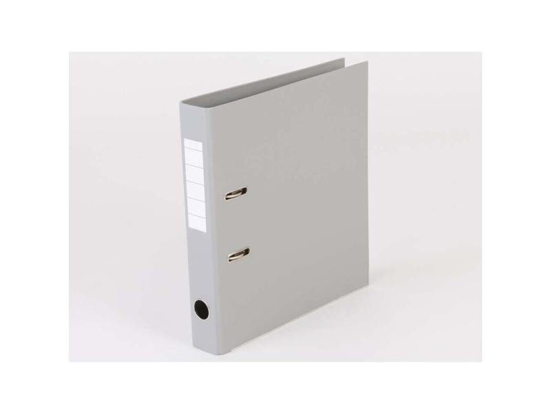 Brevordner Q-Line grå A4 metalskinne 50mm ryg - (10 stk.) | Arkivering - Letter orders - PP letter order | GameStuff