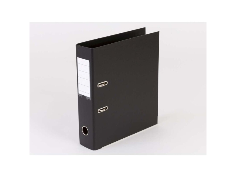 Brevmappar Q-Line svart A4 75mm rygg - (10 st.) | Arkivering - Letter orders - PP letter order | GameStuff