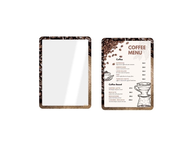 Securit® A4 Info Ramme Coffée