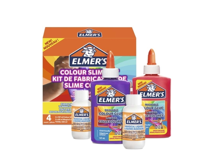 Elmer's Colourful Diy Slime Kit Uigennemsigtig (Uigennemsigtig)