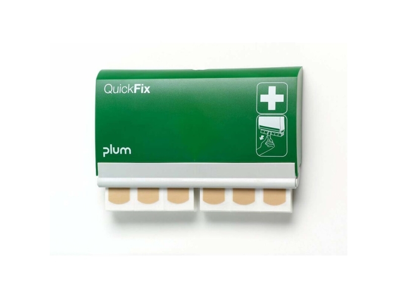 Dispenser Plaster QuickFix Water Resistant 90stk Plast m Hylde/Vandfaste plastre,1 stk