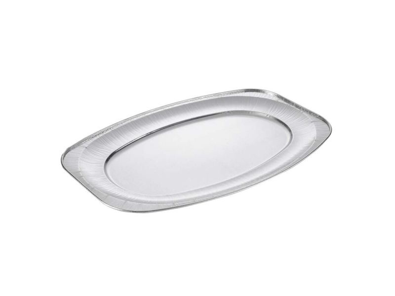 Cateringfad, Plus Pack, Rektangulær 548 x 359 x 22 mm, aluminium, aluminium Large, pakke a 10 stk Sm