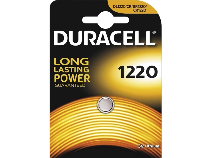 Batterier Duracell Electronics 1220 Litium 1 st/pack | EL Artiklar - Batteri - Knappcell batteri | GameStuff