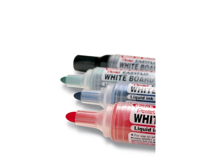 Refill Til Whiteboardmarker Pentel Easyflo Rød - (12 Stk.)