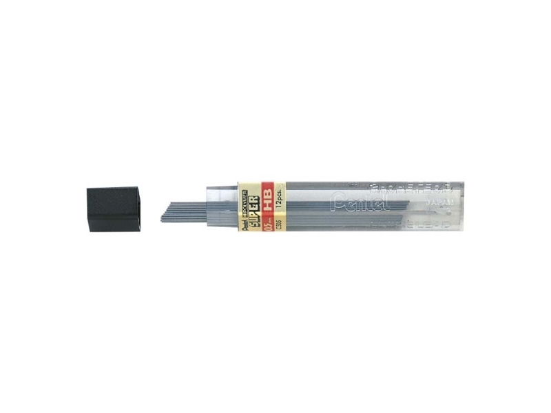 Miner Pentel 0,5mm HB 12miner/etui - (12 etuier pr. pakke)