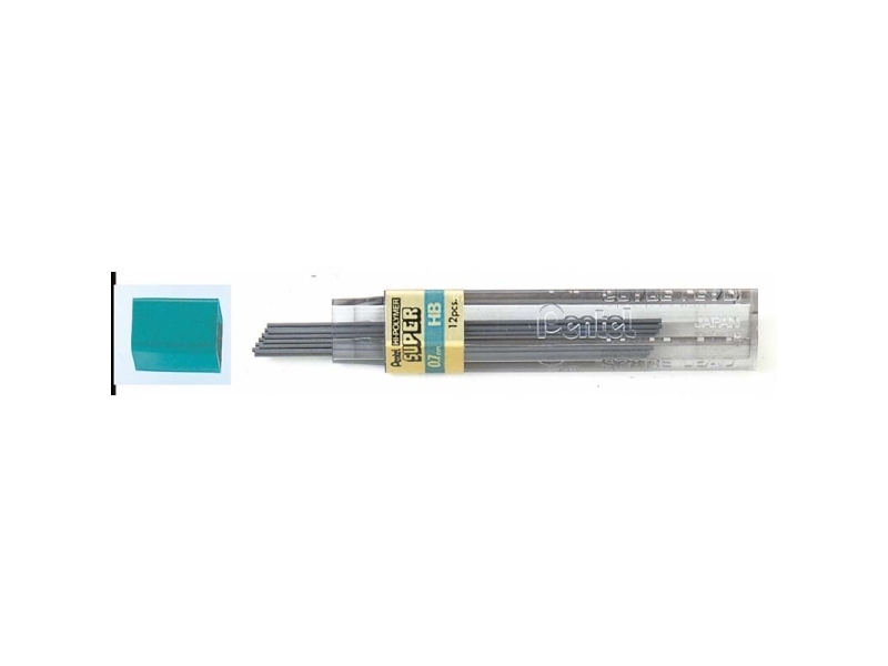 Minen, Pentel, 0,7Mm, Schwarz, 2370162 Packung Mit 12 Stück