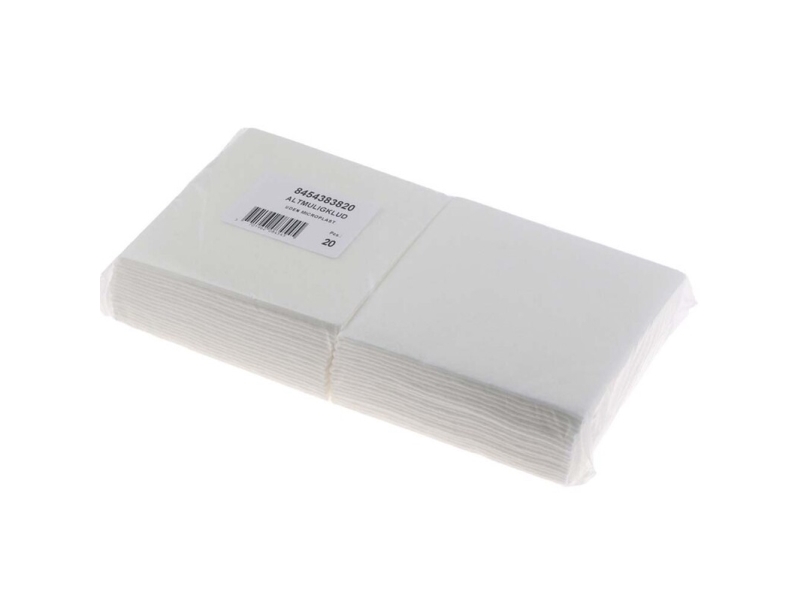 Universalklud 38X38 Cm 150G Uden Microplast Hvid - (20 Stk.)