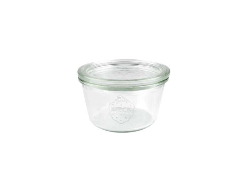 Sylteglas Weck incl låg (741) 370ml Ø10x6,9cm 6stk/pak