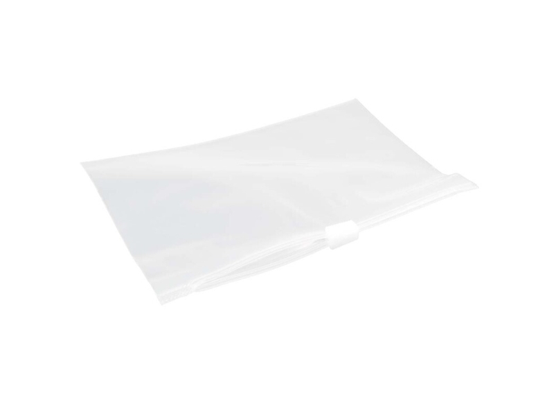 Lynlåspose, Grippie, 90 µm, 215 x 302 mm LD-PE, Transparent, Uden tryk lynlåslukning, pakke a 100 st
