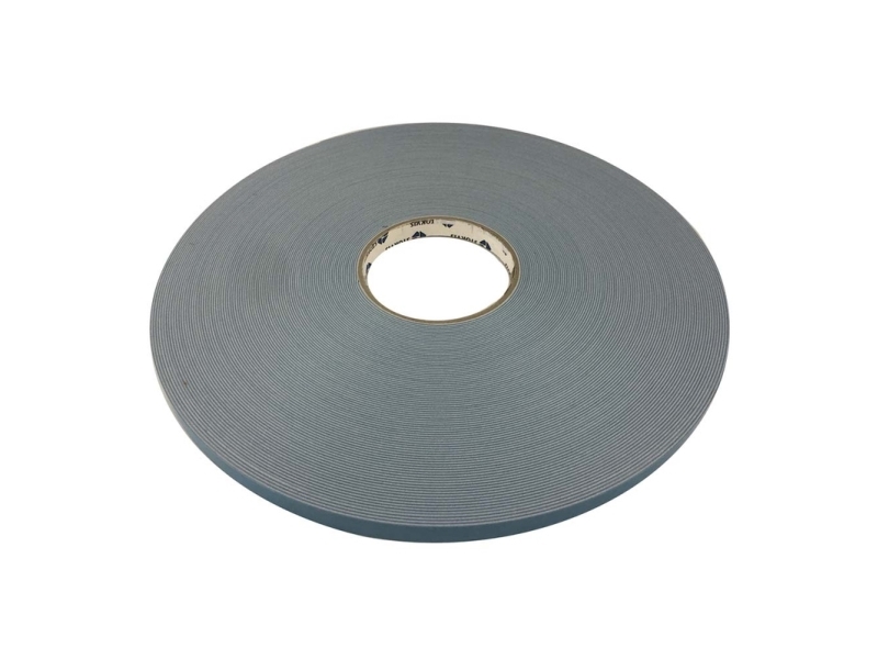 Dobbeltklæbende tape, 12 mm x 50.00 m samlet tykkelse 1100 μm kernediameter: 76 mm, Rulle, polyethyl