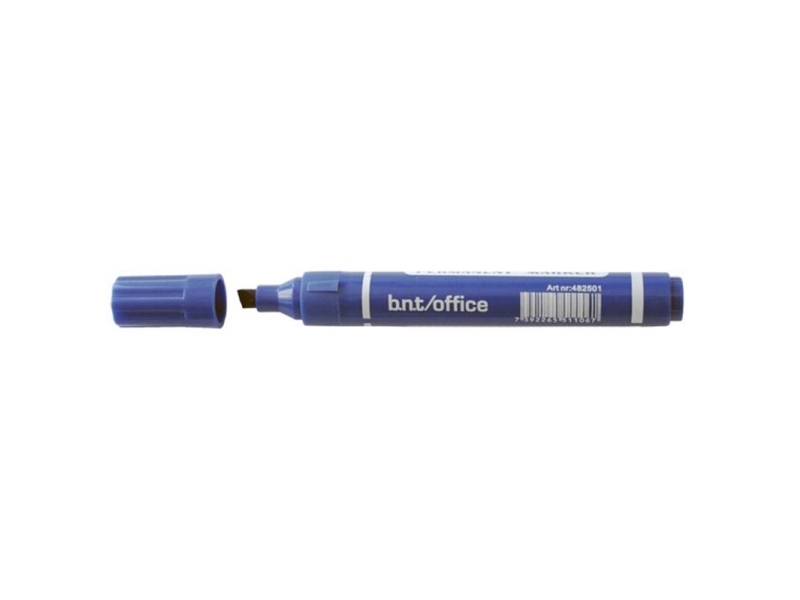 Marker Wera Blå Permanent Kantet Spids 1-4Mm - (12 Stk.)