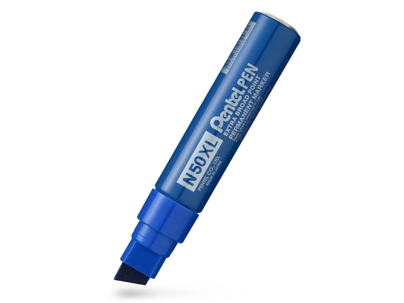 Marker Pentel N50xl-C Blå Skrå 8-15Mm - (6 Stk.)