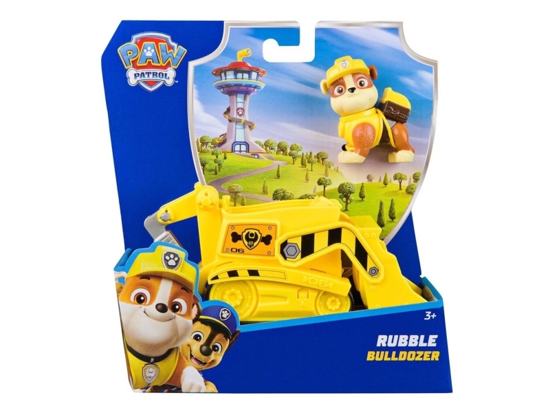 Paw Patrol , Rubble’S Bulldozer Toy Truck With Collectible Action Figure, Sustainably Minded Kids Toys For Boys &Amp Girls Ages 3 And Up
