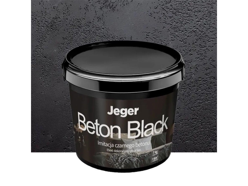 Jeger Beton Black dekorationsspartel - 7 kg