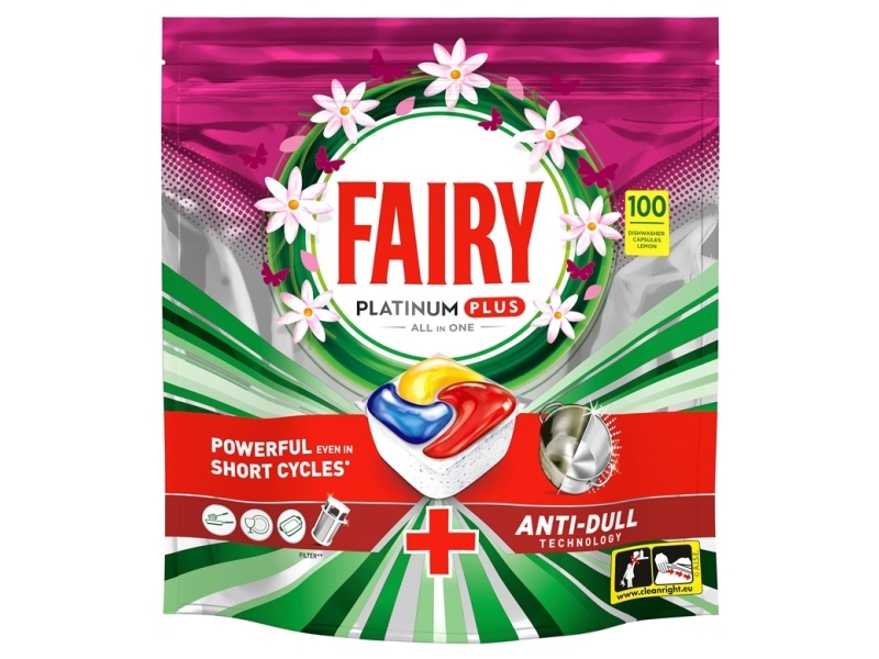 Dishwasher Capsules Fairy, 100 Pcs