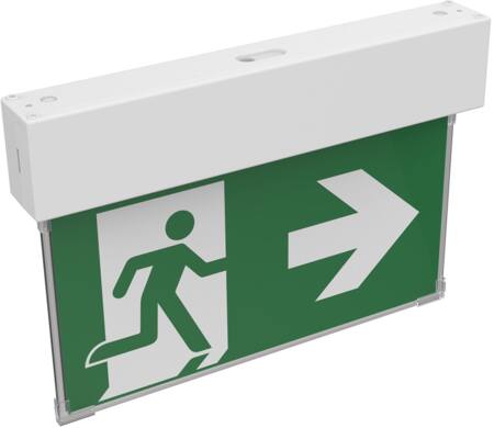 Way out Escape way armatur 30 m läsavstånd, vägg/tak, 3 timmar Batteri, inkl. piktogram (4 st) STANDARD | Belysning - Annan belysning | GameStuff