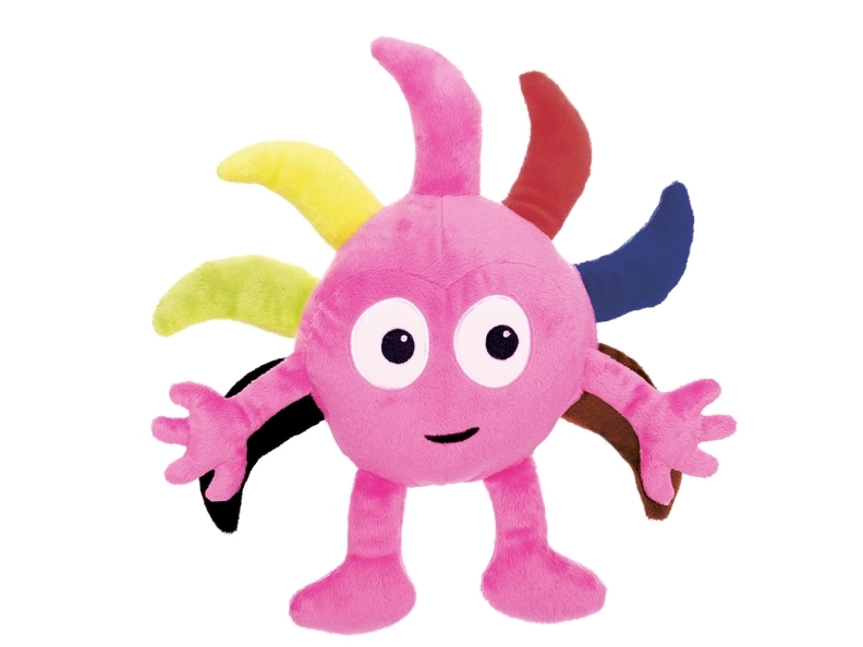 Diddi Plyslegetøj, Pink, 26 cm, Maskinvaskbar