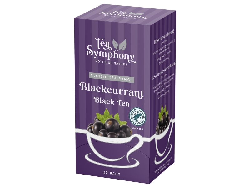 Te Symphony svarta vinbär svart te - (6 st)