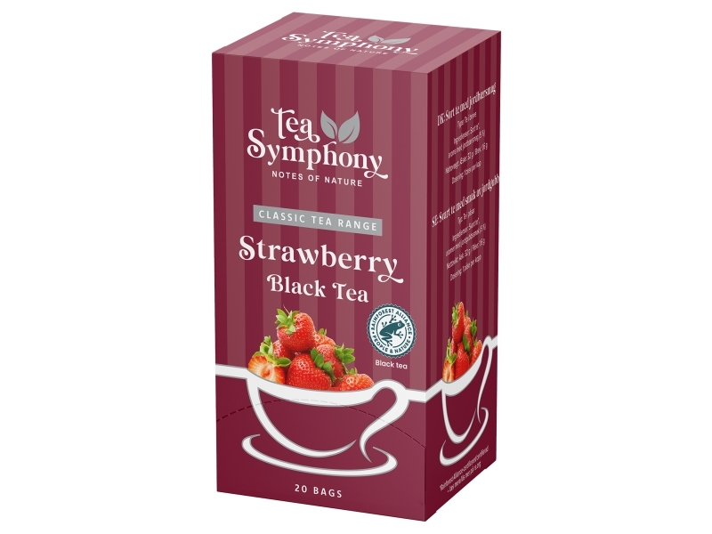 Te Symphony Strawberry Black Tea - (6 st.)