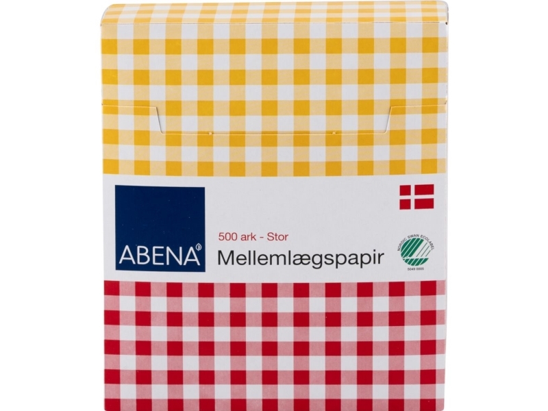 Mellanläggspapper, ABENA, 14,5x12 cm, blekt, pergament, 500 ark - (10 förpackningar x 500 ark) | Catering - Matförpackning - Övriga | GameStuff