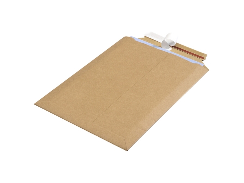 Bølgepap kuvert, Suprawell, 370 x 540 mm Pose, trapezformet flap selvklæbende lukning, afrivnin, 1-l - (25 stk.)
