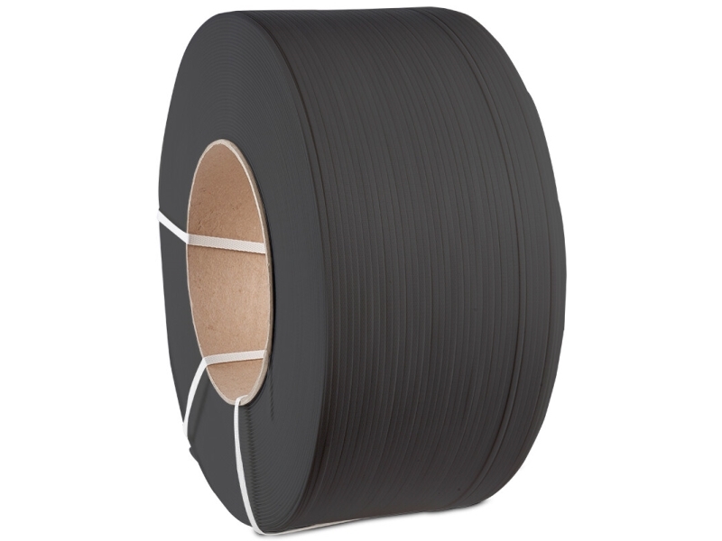 Strapbånd Master'in Pp 12X0,55Mm Sort Ø200 3000M 120Kg - (2 Stk.)