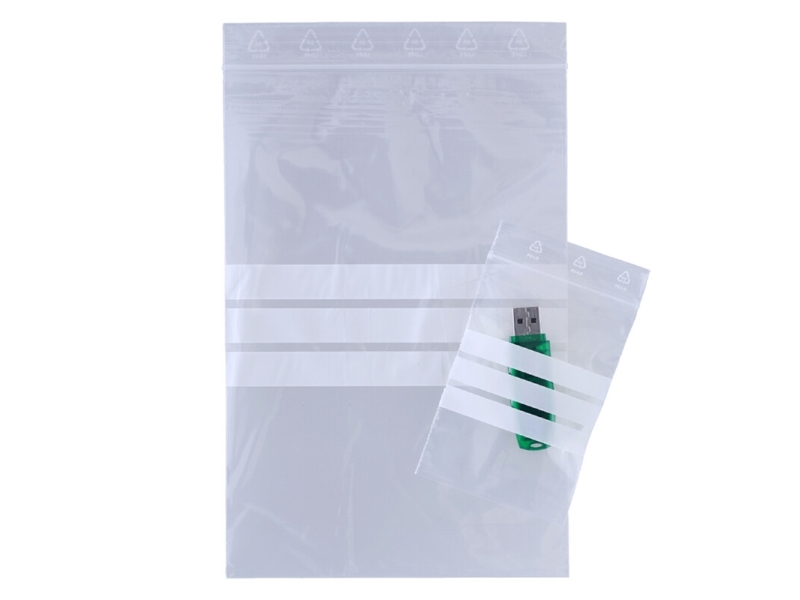 Lynlåspose MasterIn m/skrivefelt 70x100mm 1000stk/pak | Catering - Matförpackning - Matförpackning | GameStuff