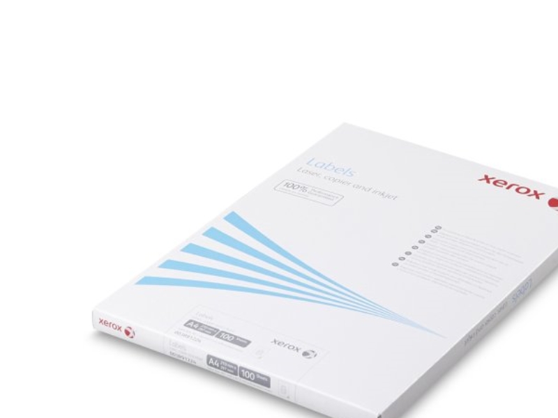 Xerox Labels 67.7 x 99 mm A4 100 sheets, Hvid, A4, 99 mm, 67,7 mm, 800 stk, 100 ark