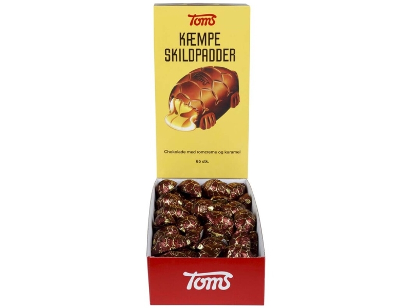 Toms Kæmpe skildpadder 65 stk. | Catering - Godis, snacks och choklad - Swallow | GameStuff