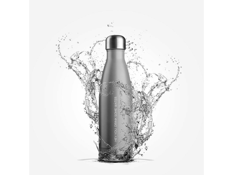 Vandflaske, Jobout, 500Ml, Grå