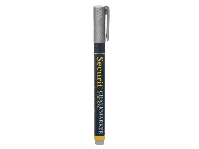 Kreidemarker, Securit, Original, 1-2Mm Rundspitze, Metallisch, Sma100-Sl Schachtel Mit 12 Stück.