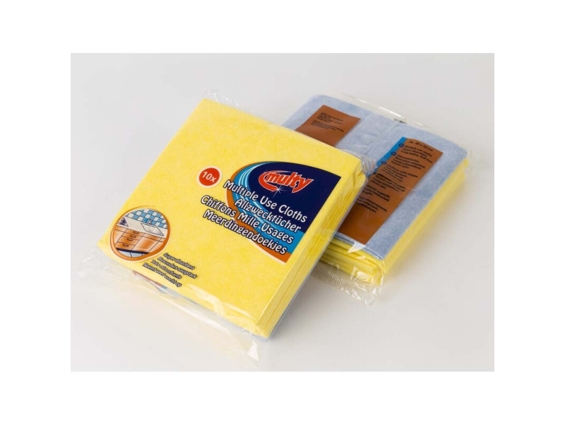 Viskosetücher, Cleanline Allzwecktuch, Gemischt 380Mmx380mm, 110G/M2, 10Er-Pack