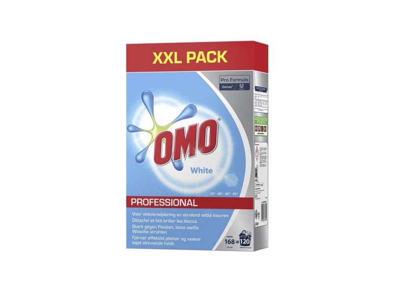 Vaskepulver Omo Professional Hvid XXL pakke 8,4 kg