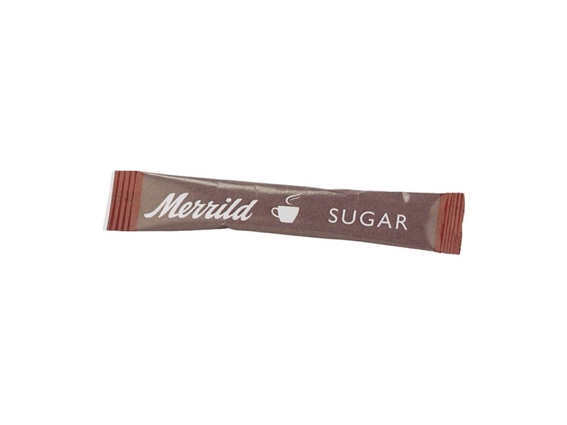 Sukkersticks Merrild 4G/Stk. I Borddisplay - (500 Stk.)