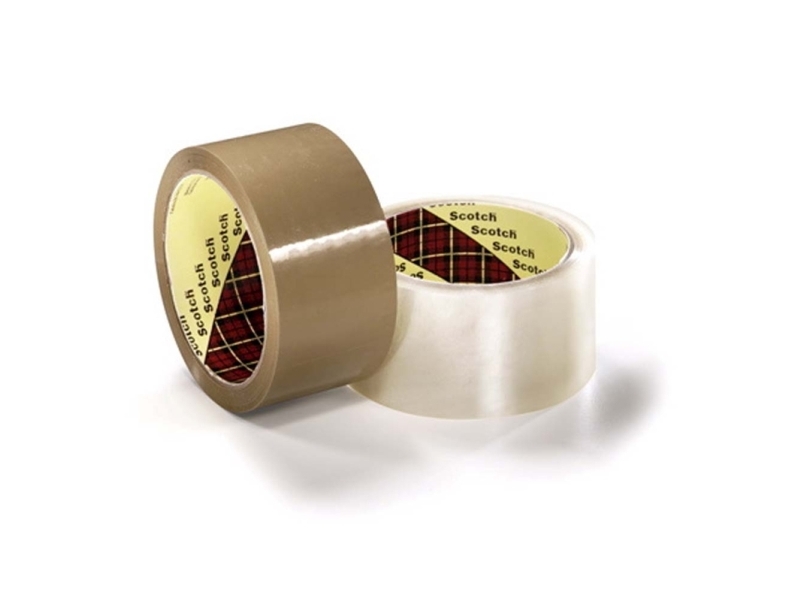 Pakkausteippi, Scotch, 50 mm x 66,00 m 50 µm, ytimen halkaisija: 76 mm, käsirulla pp, Akryyli, hiljainen, ruskea - (36 kpl)