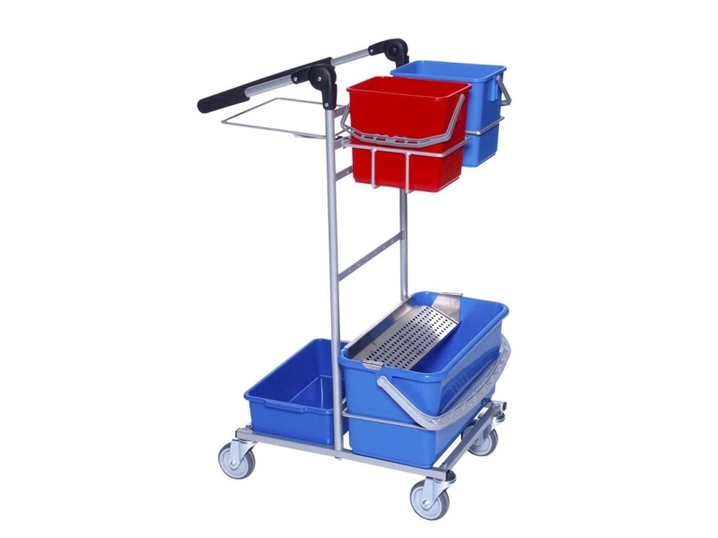 Reinigungswagen Ergo Mini Dryp Mit 2 Eimern