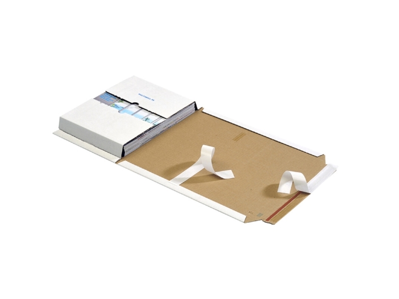 Omslagsförpackning, Multiwell justerbar höjd 10-50 mm, 330 x 270 mm långsida öppen, med självhäftande - (25 st) | Papper & Emballage - Kuvert & påsar - Speciella kuvert | GameStuff