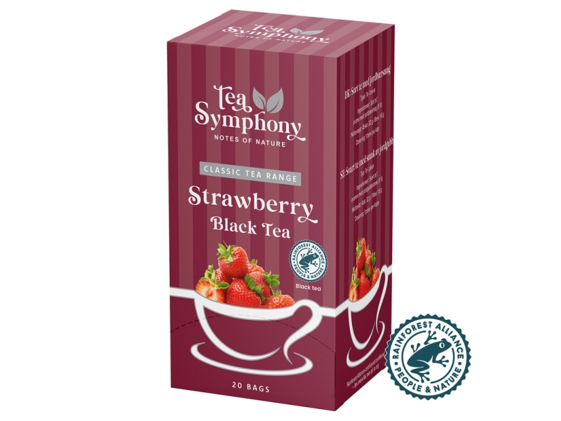 Te Symphony BKI strawberry tea 20breve/pak RFA | Catering - Drycker - The | GameStuff