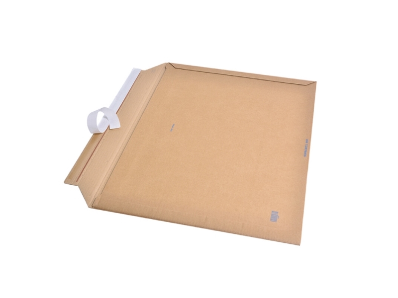 Korrugerat kuvert, Suprawell, 750 x 550 mm, öppen långsida med självhäftande flik Självhäftande förslutning - (25 st) | Papper & Emballage - Kuvert & påsar - Speciella kuvert | GameStuff