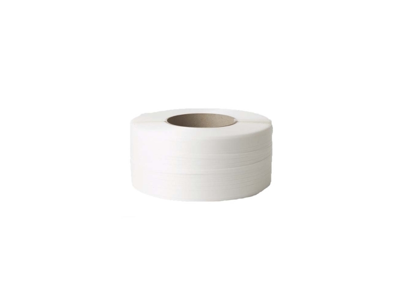 Strapbånd Pp Hvid 12X0,55Mm Ø280mm 2500M 133Kg Træk