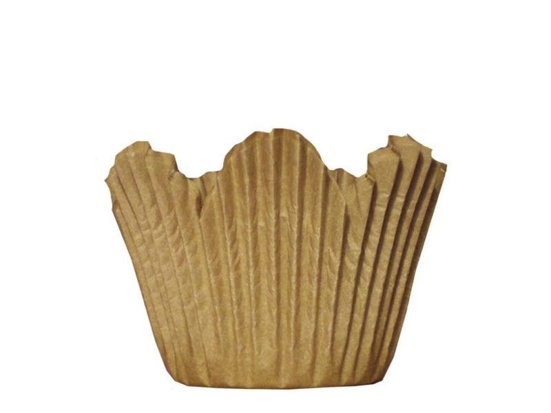 Muffinform, Rund, Höhe 35 Mm Innendurchmesser 49,0 Mm Pergamentpapier, Braun, Karton Mit 1000 Stück F