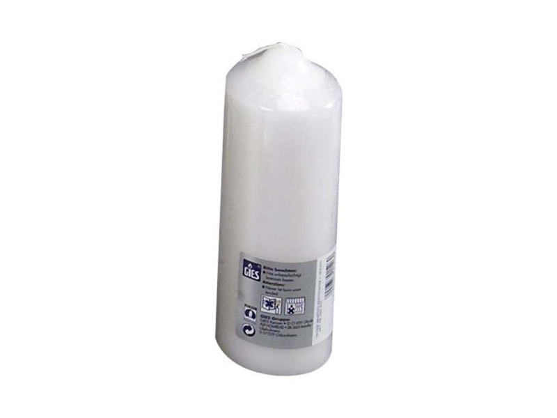 Blockkerze Außendurchmesser 60 Mm Wachs Weiß 55H Packung À 12 Stk